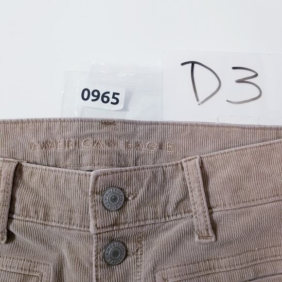 AEO American Eagle Corduroy Button Fly Super Hi-Rise Flare Pants - Picture 16 of 16